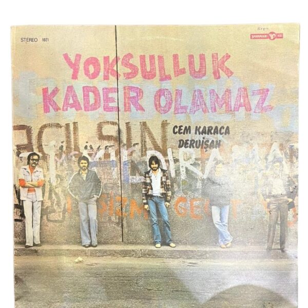 Cem Karaca & Dervişan – Yoksulluk Kader Olamaz LP | Yavuz Plak | Anadolu Rock Klasik
