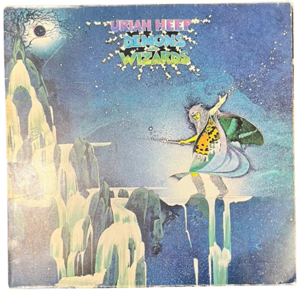 URIAH HEEP – Demons and Wizards LP | Orijinal Dönem Baskı | Plak 8 / Kapak 8.5