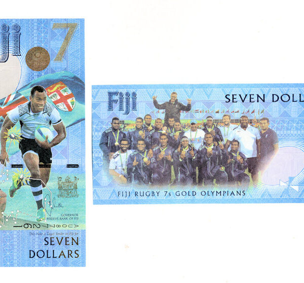 FIJI 7 Dollars 2016 Commerative *ÇİL banknot