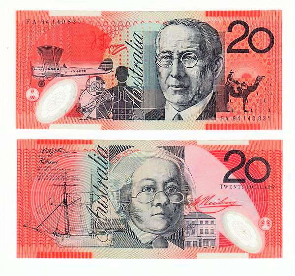 AUSTRALIA Avustralya 20 Dolars Polymer - UNC