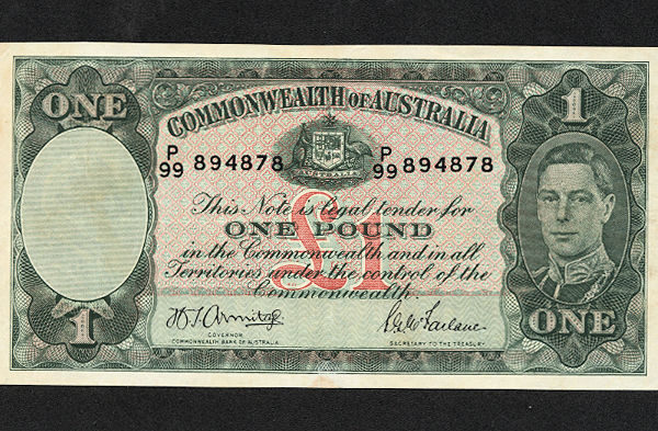 AUSTRALIA Avustralya 1 Dolar King George - VF