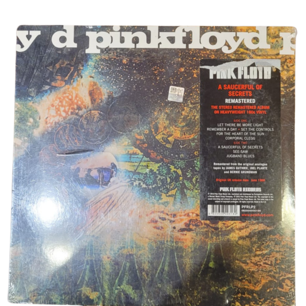 PINK FLOYD – A Saucerful of Secrets (Remastered) LP | 180g Heavyweight Vinyl | Plak 10 / Kapak 10