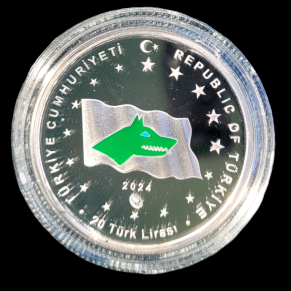 Türk Devletleri Serisi No:5 - GÖKTÜRK IMP. - Hatıra Parası - Gümüş & Sertifikalı