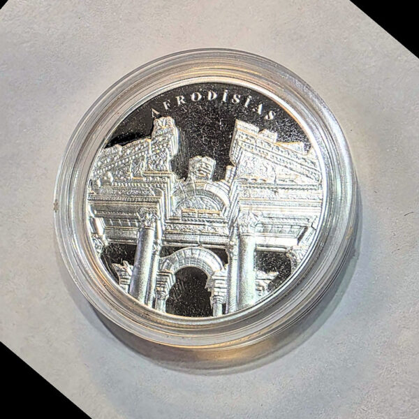 ANTIK KENTLER SERISI no.16 AFODISIAS 2024 DARPHANE HATIRA GÜMÜŞ Sertifikalı