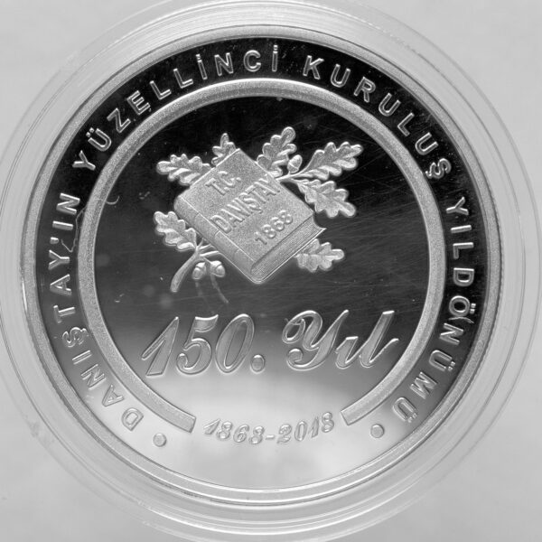 DANISTAY 150. YILI *Hatıra Parası - Gümüş & Sertifikalı
