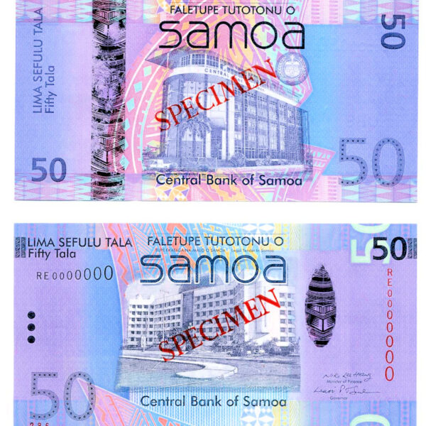 SAMOA 50 Tala SPECIMEN UNC
