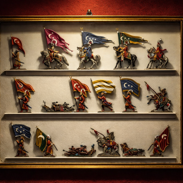 Kurşun Figürlerle Osmanlı Harp Sahnesi