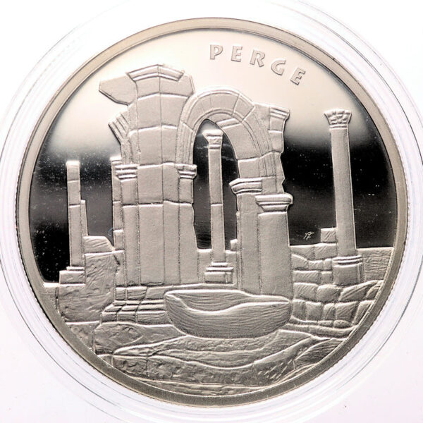 ANTIK KENTLER SERISI no.14 PERGE 2020 DARPHANE HATIRA GÜMÜŞ Sertifikalı