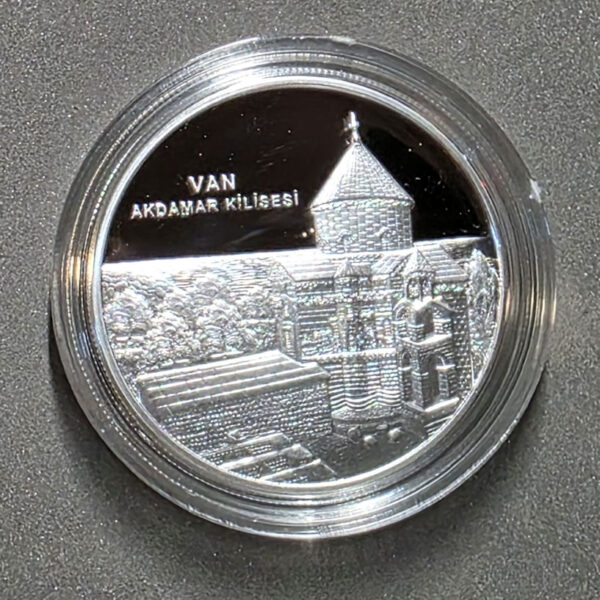 VAN Akdamar kilisesi *Hatıra Parası - Gümüş & Sertifikalı