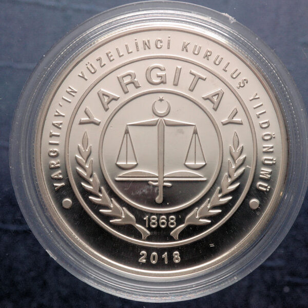 YARGITAY 150. YILI *Hatıra Parası - Gümüş & Sertifikalı
