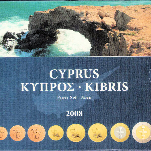 CYPRUS KIBRIS Official Euro Set 2008