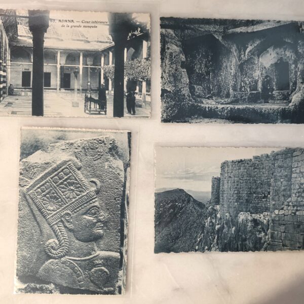 ADANA ve çevresi 4 adet Kart un-Used POSTCARDs Ottoman TURKEY