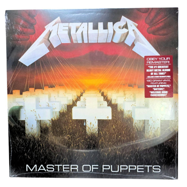 METALLICA - Master of Puppets - Made in E.U. *açılmamış jelatin ambalajında LP