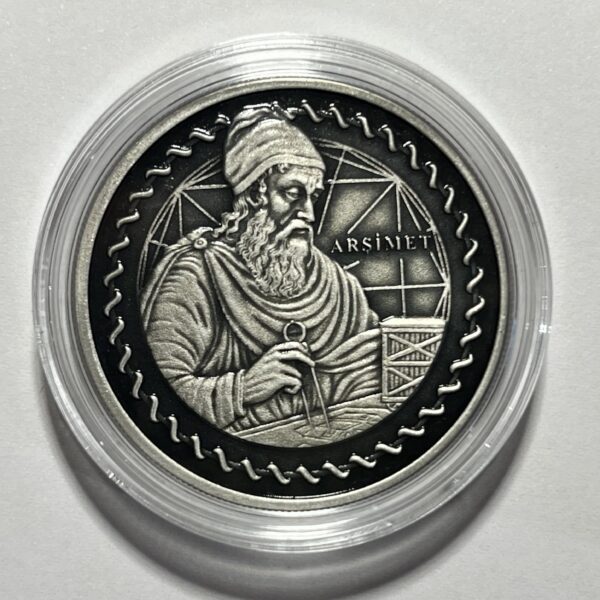 ARŞİMET Dünya Bilim İnsanları Serisi No:1 Gümüş Hatıra Parası