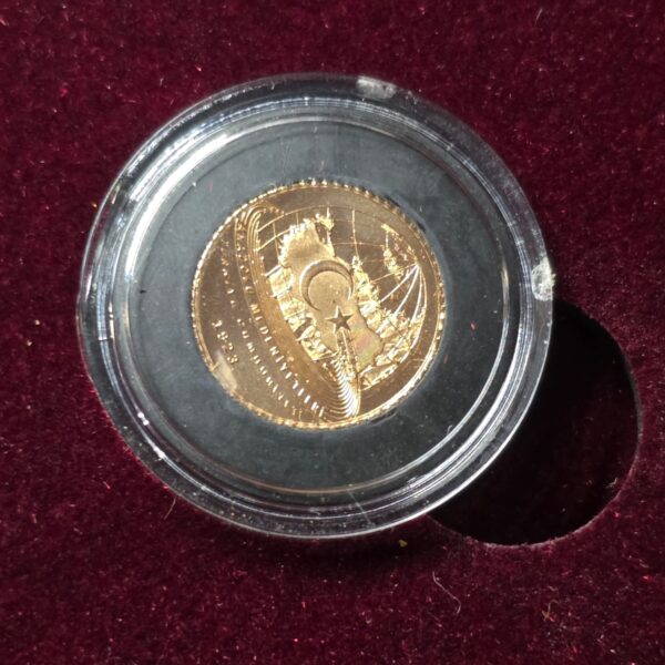 Anadolu Medeniyetleri no. 11 Türkiye Cumh. DARPHANE HATIRA ALTIN *Sertifikalı 916,6 GOLD 1,5 Gr. (kutulu)