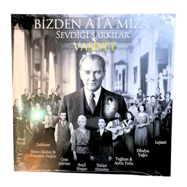 Bizden ATA`MIZA sevdiği şarkılar LP *açılmamış jelatin ambalajında (yeni basım)