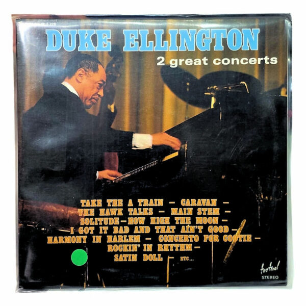 DUKE ELLINGTON 2 Great concerts Double-Vinyl LP *Made in France 8,5/8,5