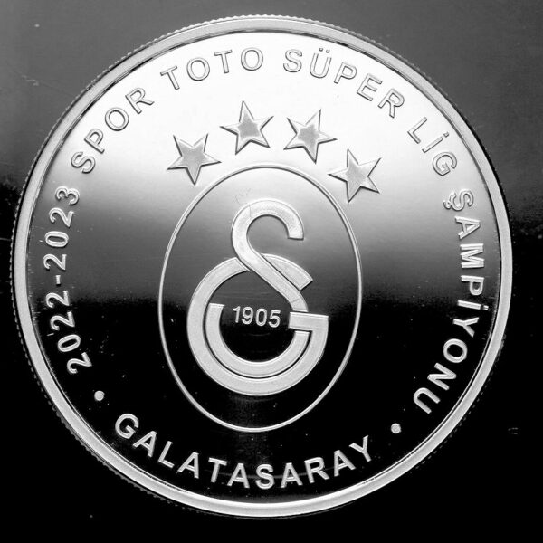 GALATASARAY 23. Şampiyonluk gümüş HATIRA PARASI SERTIFIKASIZ