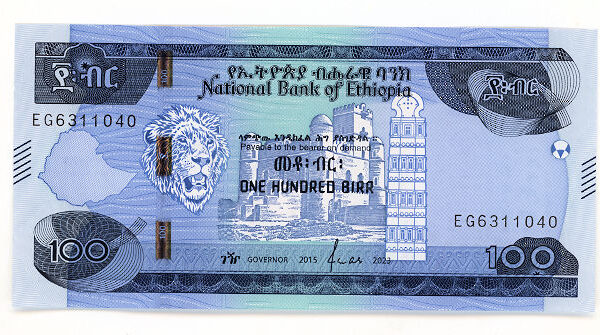 Eritrea 100 Birr UNC - çil
