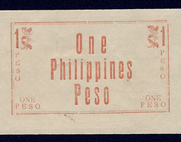 PILIPINAS Philippines 1 Peso 1944 UNC