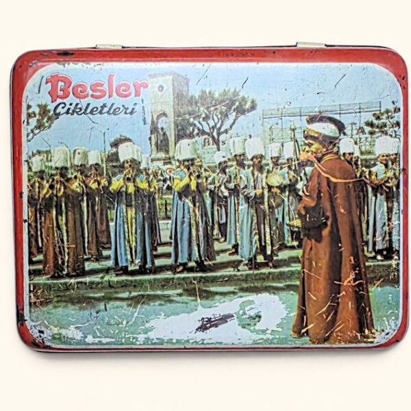 Besler çikolata metal kutu
